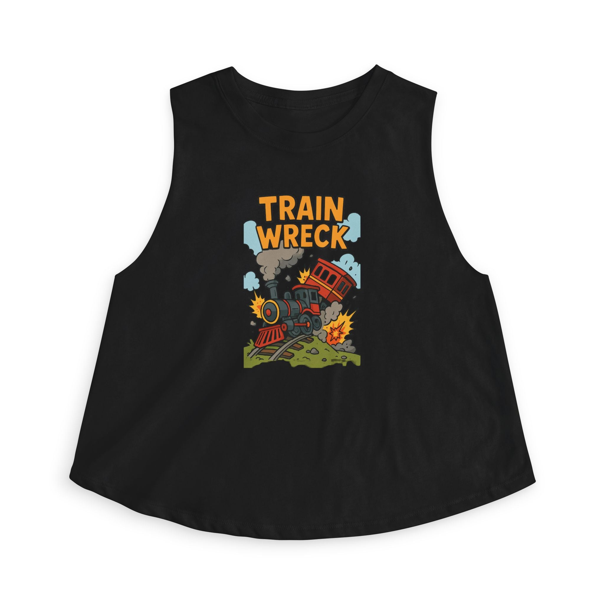 Women's Train Wreck Crop Top