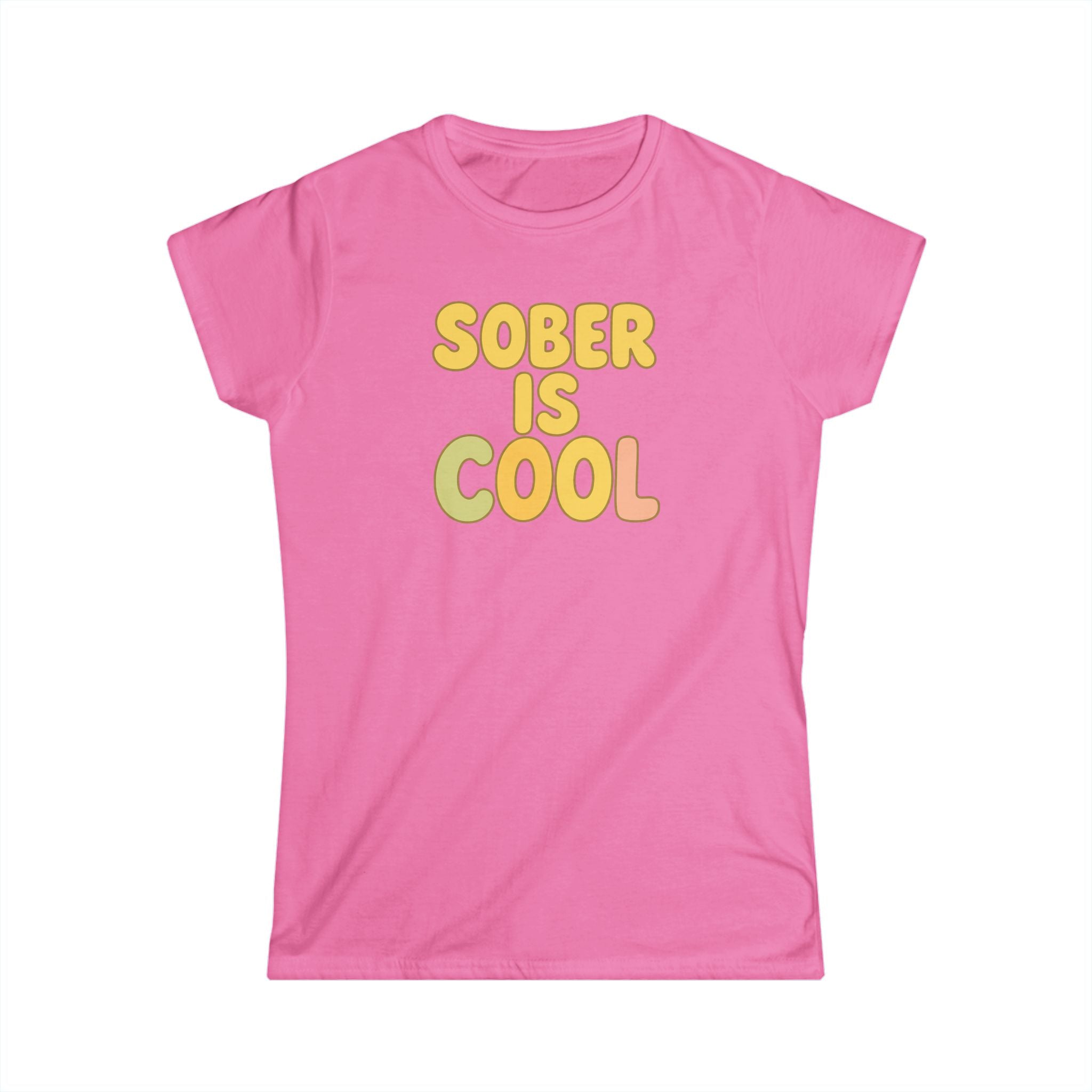 Women's Sober Is Cool Softstyle Tee