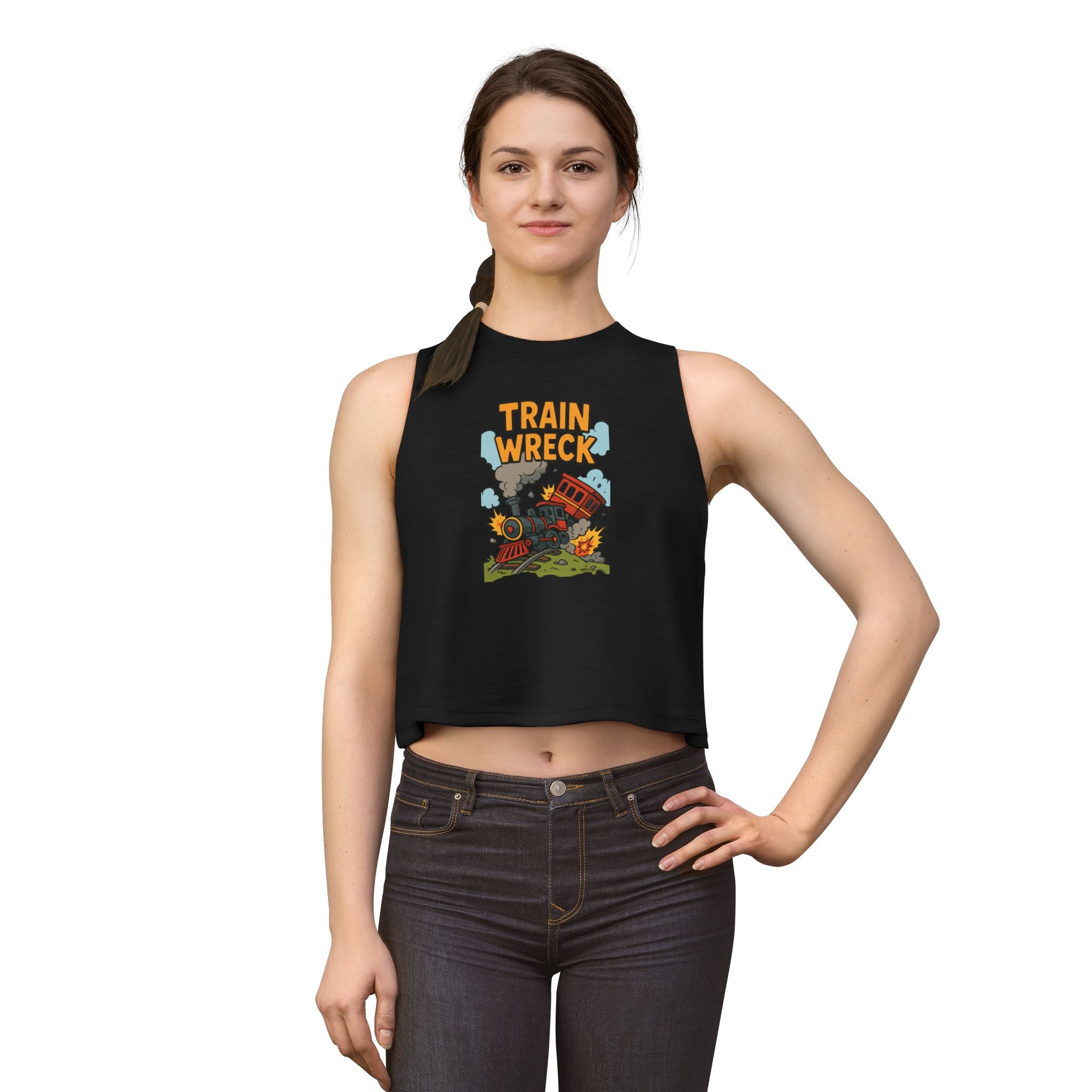 Women's Train Wreck Crop Top